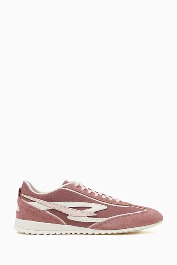 Riviera Low-top Sneakers in Canvas & Suede