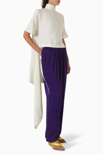 Straight Pants in Viscose
