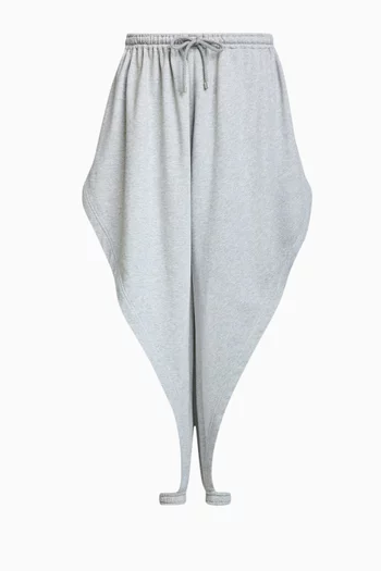 Pointed Pants in Fleece Jersey
