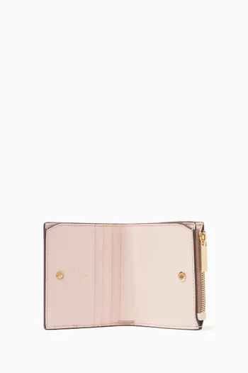 Small Zip Wallet in GG Coated Canvas