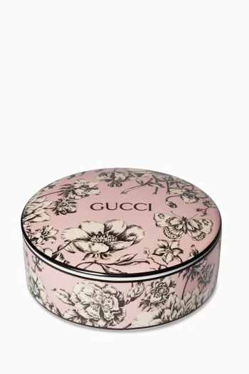 x Ginori 1735 Flora Sketch-print Round Box in Porcelain