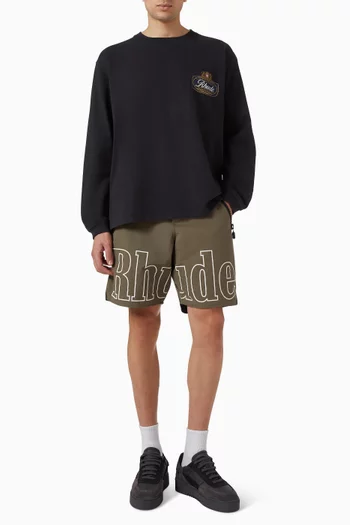 Safari Crest T-shirt in Cotton