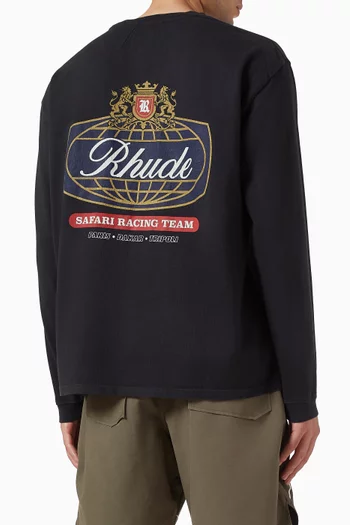 Safari Crest T-shirt in Cotton