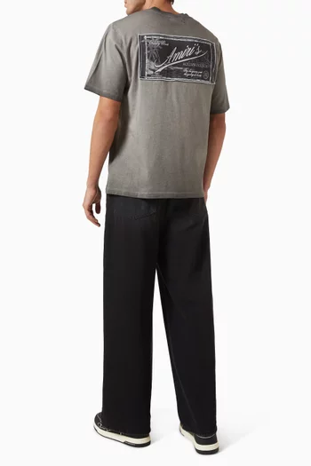 Quality Goods Label T-Shirt in Cotton