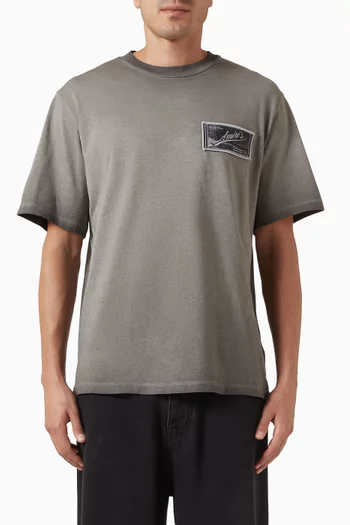 Quality Goods Label T-Shirt in Cotton