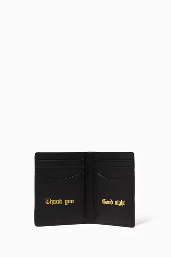 Dean Thank You, Good Night Wallet in Leather