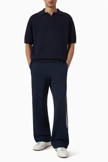 Textured Polo Shirt in Cotton