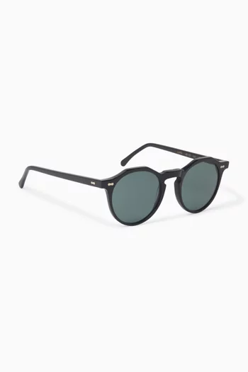 Lapel Eco Sunglasses in Bio-acetate