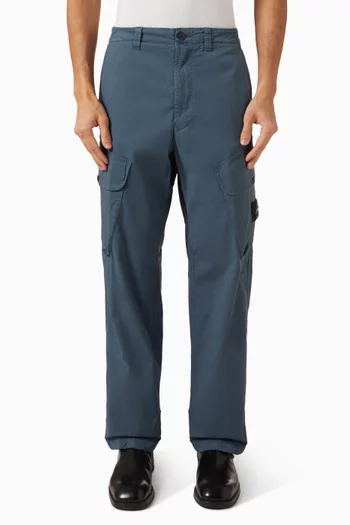 Cargo Pants in Stretch Organic Cotton Twill