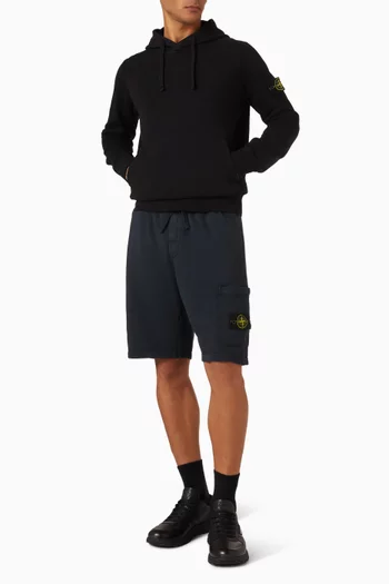 Hooded Sweatshirt in Cotton Fleece