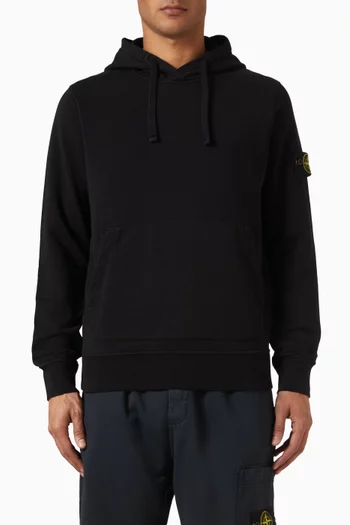 Hooded Sweatshirt in Cotton Fleece