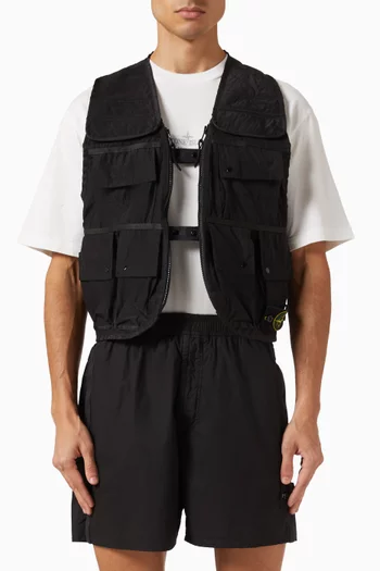 Utility Vest in Nylon Monofilament