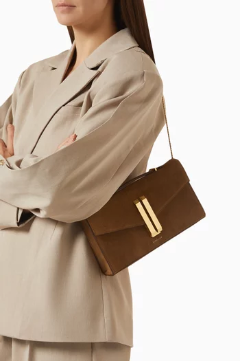 The Vancouver Clutch in Suede