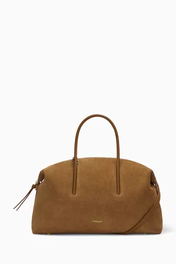The Midi Stockholm Bag in Suede & Leather