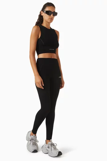 Crop Tank Top in Knit Viscose Blend