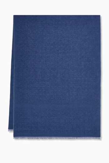 Logo-embellished Stole