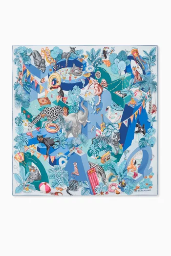 Jungle Party Foulard in Silk