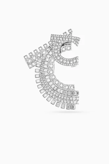 Crystal-embellished Brooch