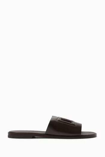 Formale Logo Slides in Calfskin
