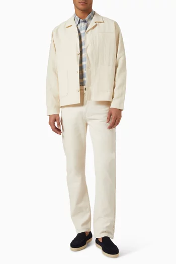 Relaxed Overshirt in Linen