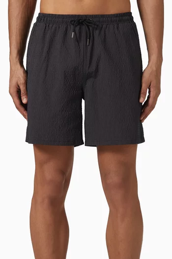 Rowan Swim Shorts in Seersucker