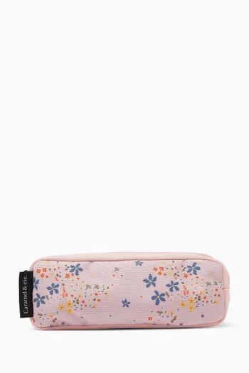 Stella Double Pencil Case in Canvas