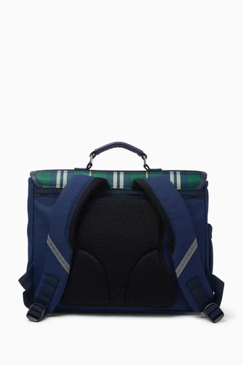 Wolf Clan Schoolbag in Canvas
