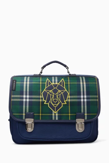 Wolf Clan Schoolbag in Canvas