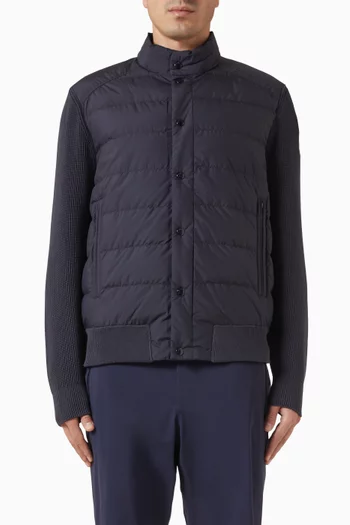 Quilted Down Jacket in Nylon