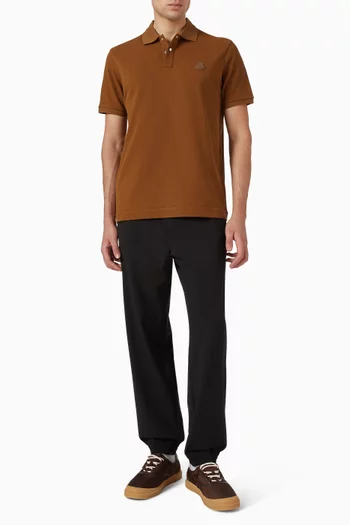 Logo Polo Shirt in Cotton