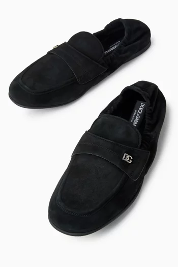 Suede Slippers
