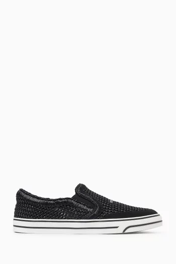 Sailing Sneakers in Raffia