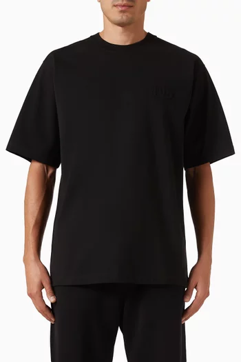 Embossed Logo T-shirt in Cotton