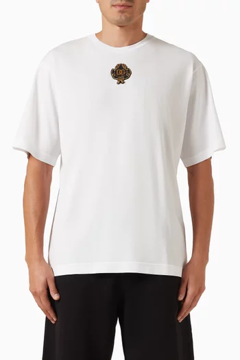 Logo Patch T-shirt in Cotton