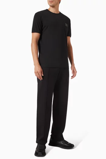 Straight-leg Sweatpants in Jersey