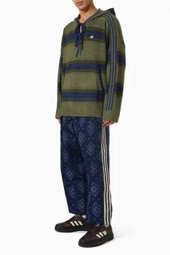 x CLOT Heritage-print Pants