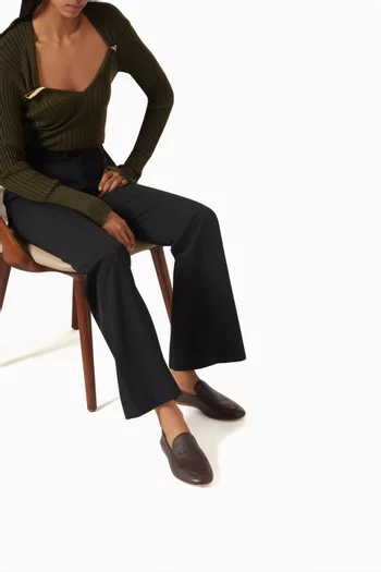 Marcel Flat Loafers in Leather