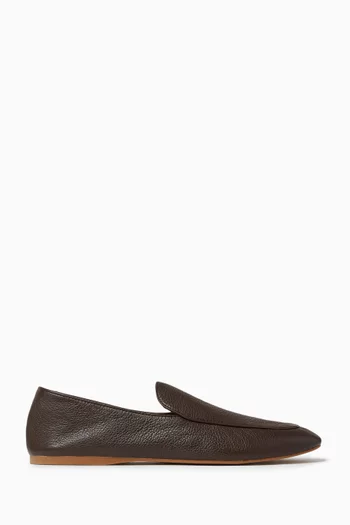 Marcel Flat Loafers in Leather