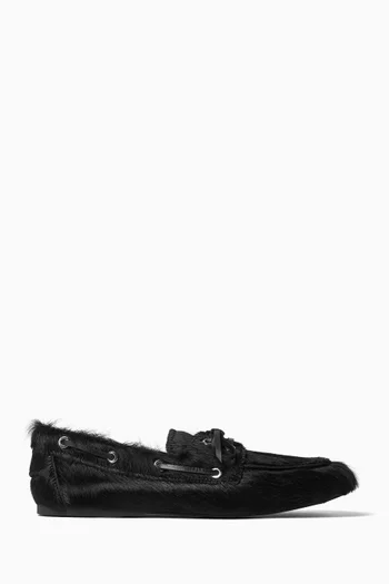 Bateau Boat Shoes in Calf Hair