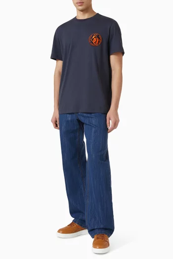 Logo-patch Collection T-shirt in Cotton-jersey