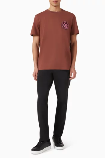 Logo-patch Collection T-shirt in Cotton-jersey