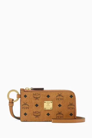 Aren Card Pouch in Visetos Canvas