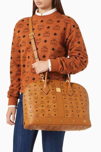 Large Aren Tote Bag in Visetos