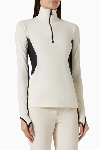 Technical Half-zip Thermal Top