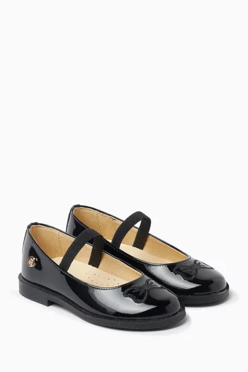 Ballerina Sandals in Patent Leather