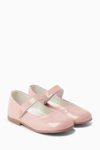 Ballerina Sandals in Patent Leather
