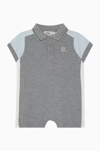 Polo Collar Romper