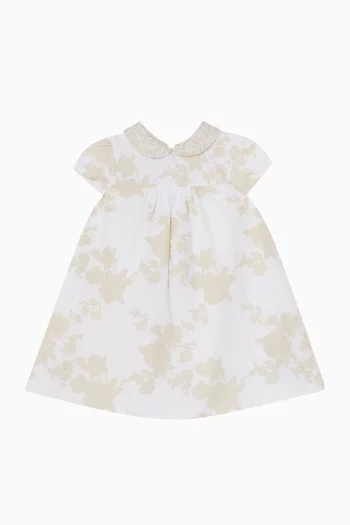 Floral Dress in Cotton-poplin