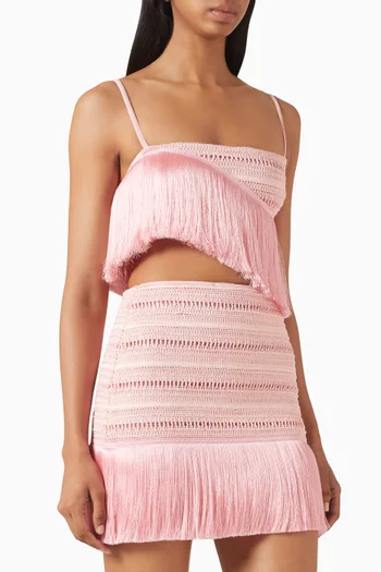 Petal Fringe Top