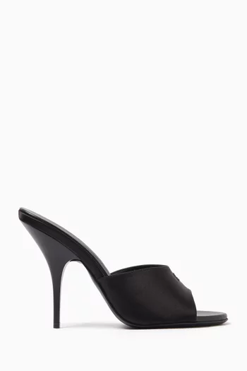 Logo-embroidered 105 Sandals in Satin